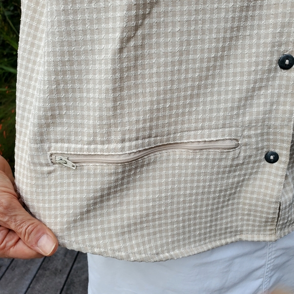 Sleeveless Casual Button Down Shirt by SPORTIF USA - Picture 9 of 14